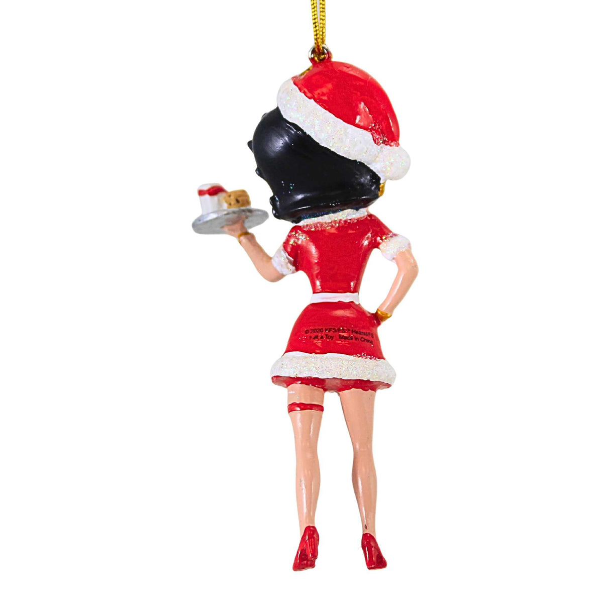 Kurt S. Adler Betty Boop W/ Milk & Cookies - - SBKGifts.com