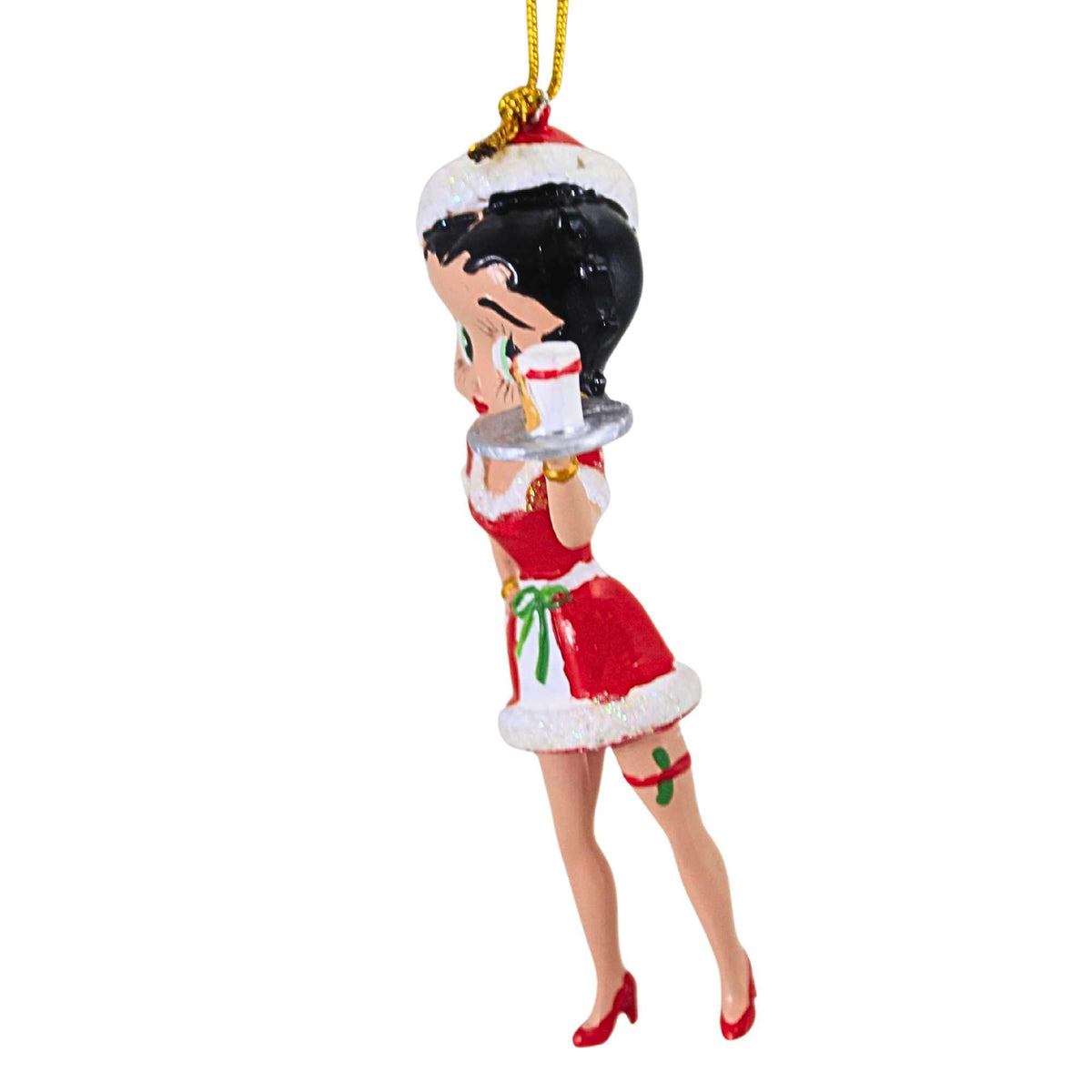 Kurt S. Adler Betty Boop W/ Milk & Cookies - - SBKGifts.com