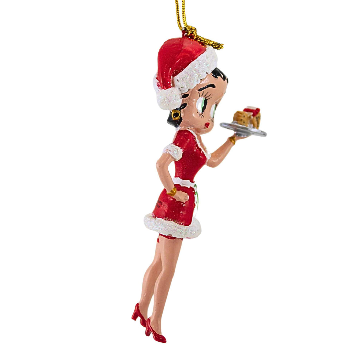 Kurt S. Adler Betty Boop W/ Milk & Cookies - - SBKGifts.com