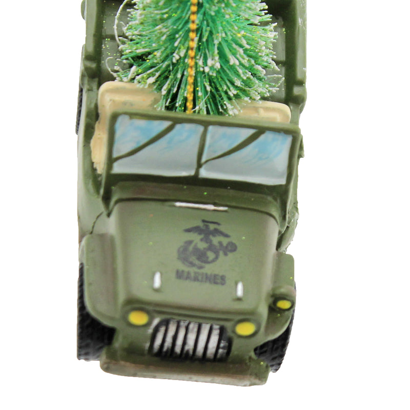 Kurt S. Adler Marines Military Vehicle - - SBKGifts.com