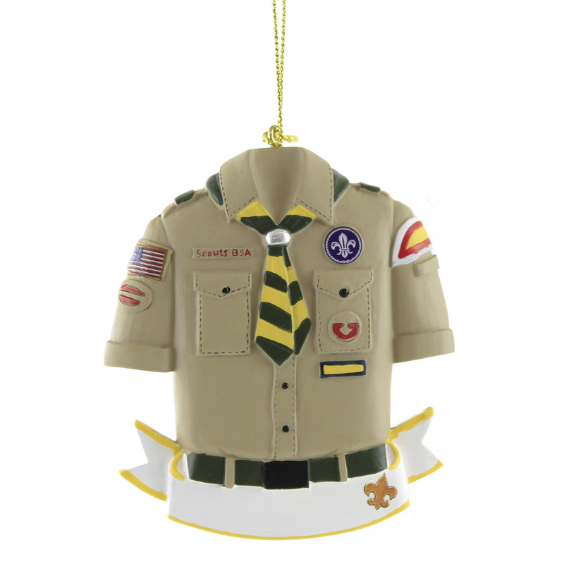 Holiday Ornament Boy Scout Polyresin Christmas Prepared For Life Bb2202b