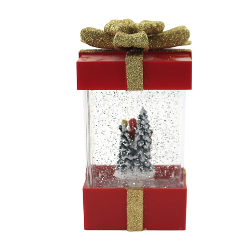 Christmas Santa/ Sled Package Waterglobe - - SBKGifts.com