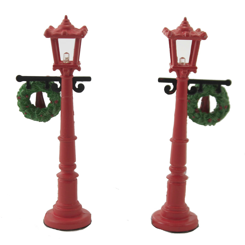 Department 56 Accessory Red With Green Street Lights - - SBKGifts.com