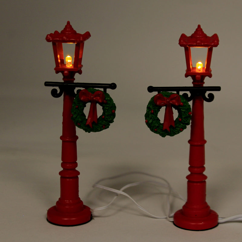 Department 56 Accessory Red With Green Street Lights - - SBKGifts.com