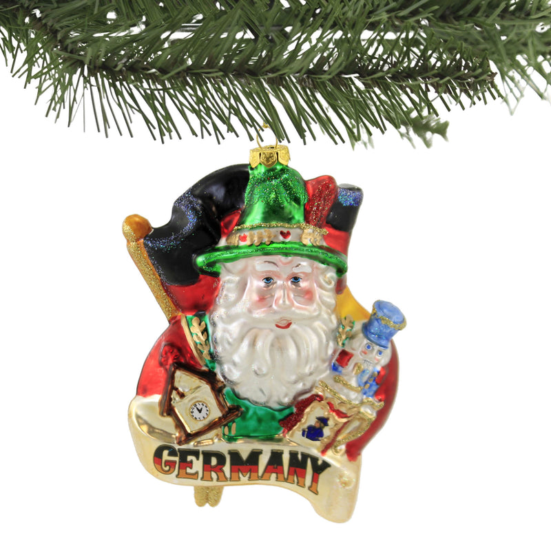 Holiday Ornament Germany International Santa - - SBKGifts.com