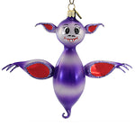 Batty Elmer - 1 Glass Ornament 6 Inch, Glass - Halloween Ornament Cute Fangs 110396 (51294)