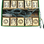 Christmas Wood Lantern Novelty Lights - - SBKGifts.com