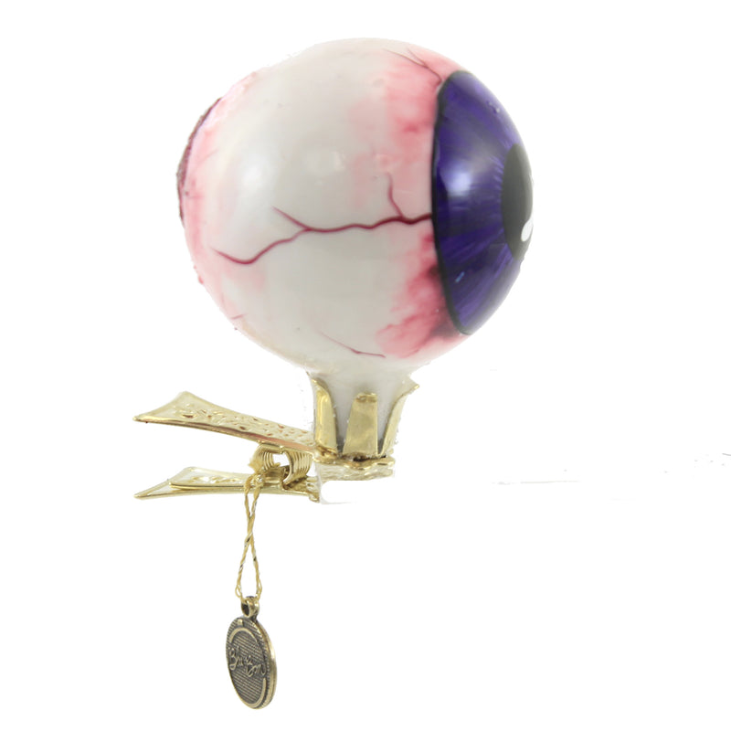 Blu Bom Purple Eye Ball Ornament - - SBKGifts.com