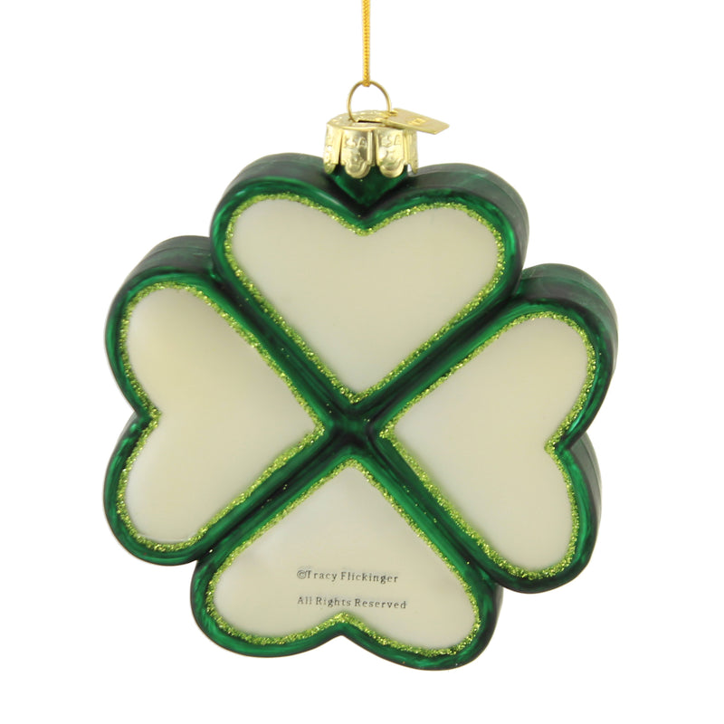 Noble Gems Shamrock With Saying - - SBKGifts.com