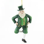 Holiday Ornament Irish Dancing Santa Polyresin Irish Luck Happy E0574 (51310)