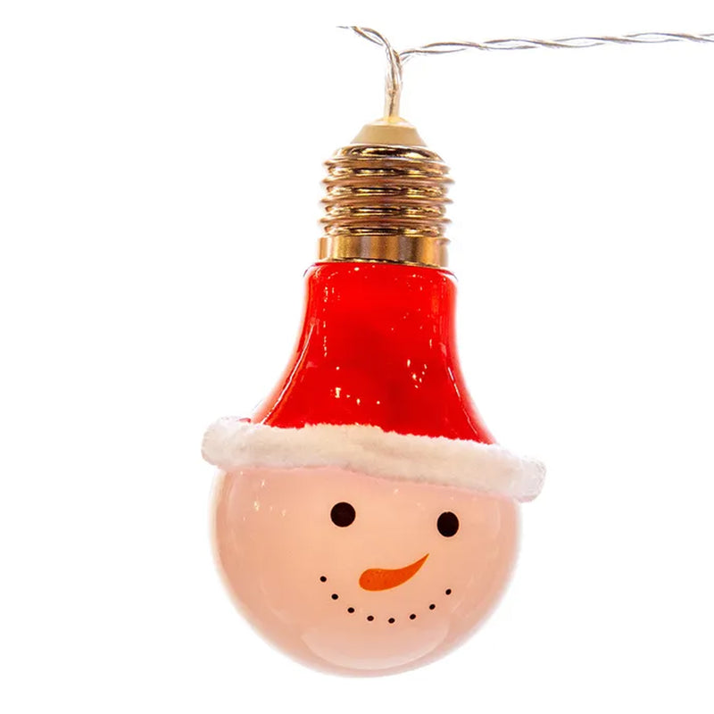 Christmas Snowmen Head Led Light Set - - SBKGifts.com