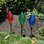 Christmas Multi Faceted Yard Stake - - SBKGifts.com