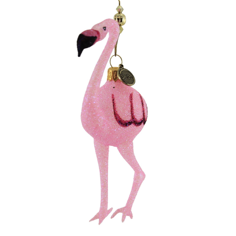 Blubom Fancy Pink Flamingo Ornament - - SBKGifts.com