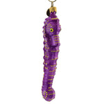 Blu Bom Purple Seahorse Glass Sea Christmas Ornament Ocean 110143