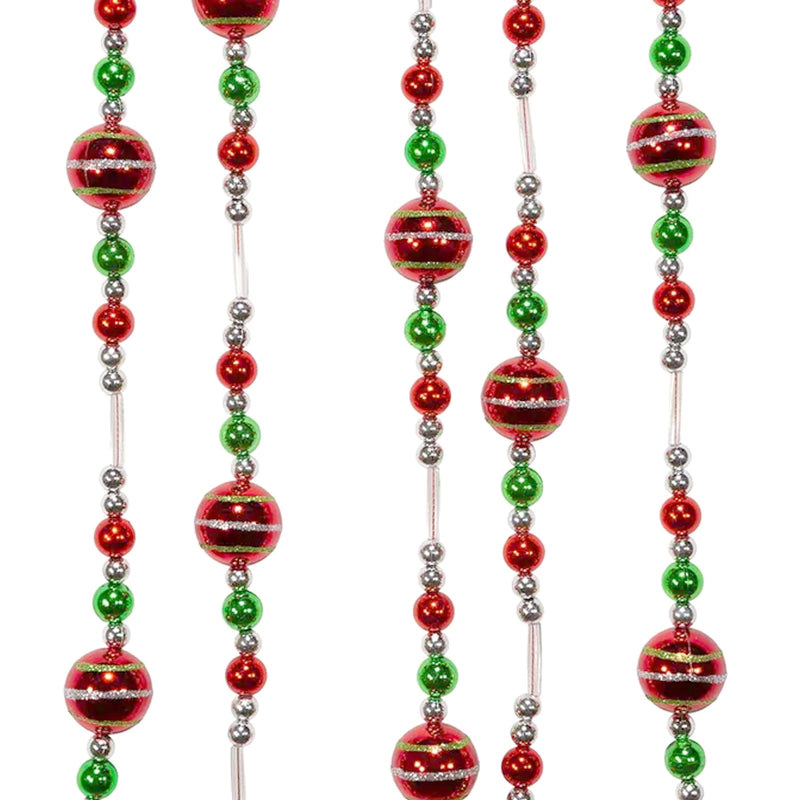 Christmas Red Ball Garland - - SBKGifts.com