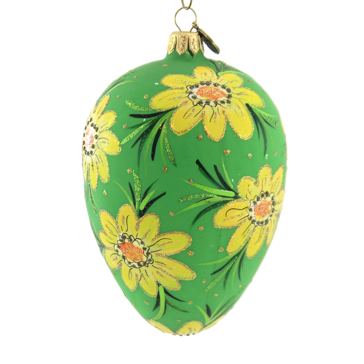 (51374) Egg W/ Yellow Spring Flowers