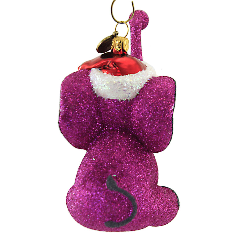 Blubom Fuchsia Pink Glittered Elephant - - SBKGifts.com