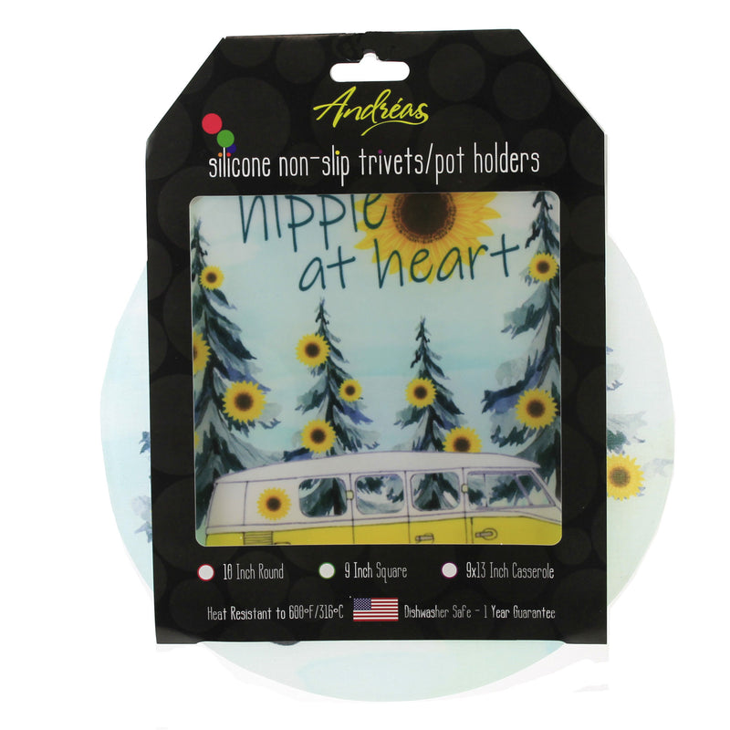 Tabletop Hippie At Heart Silicone Pads - - SBKGifts.com