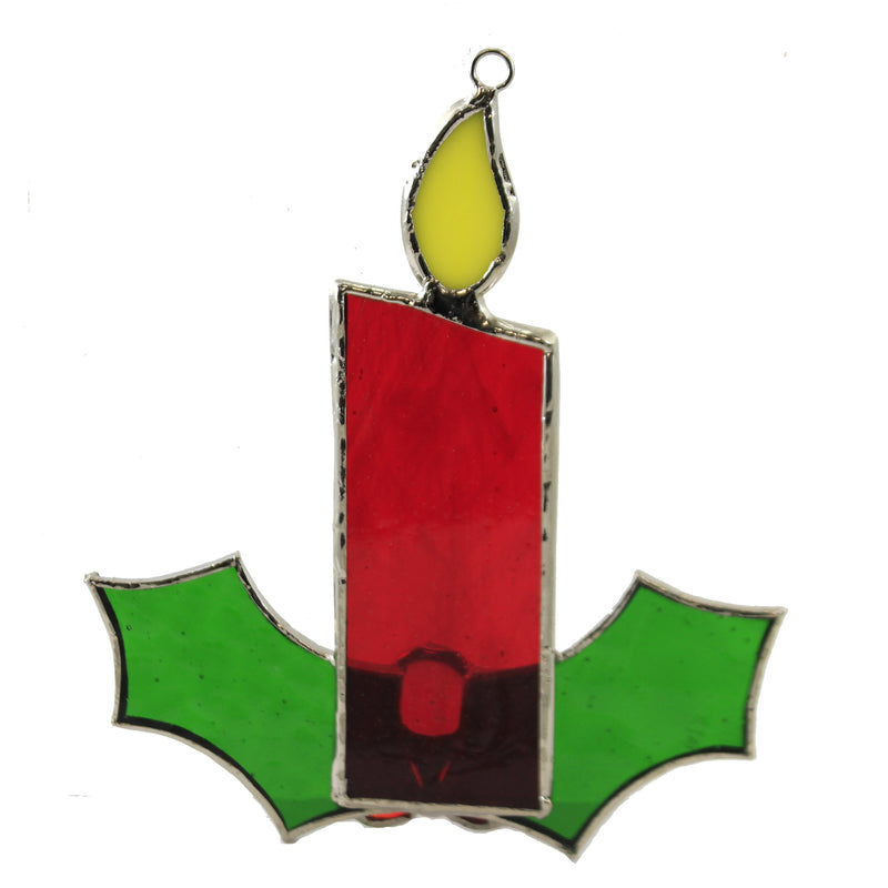Gift Essentials Red Candle Suncatcher - - SBKGifts.com