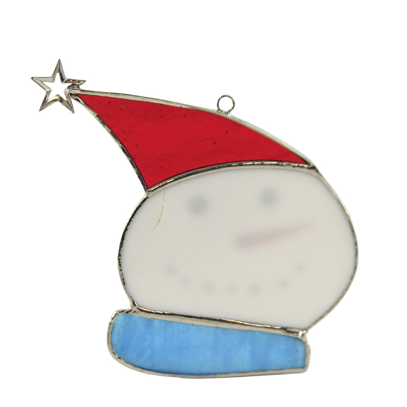 Home & Garden Snowman Head Sun Catcher - - SBKGifts.com