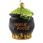 Old World Christmas Halloween Cauldron Glass Ornament Witches Brew 26087 (51411)