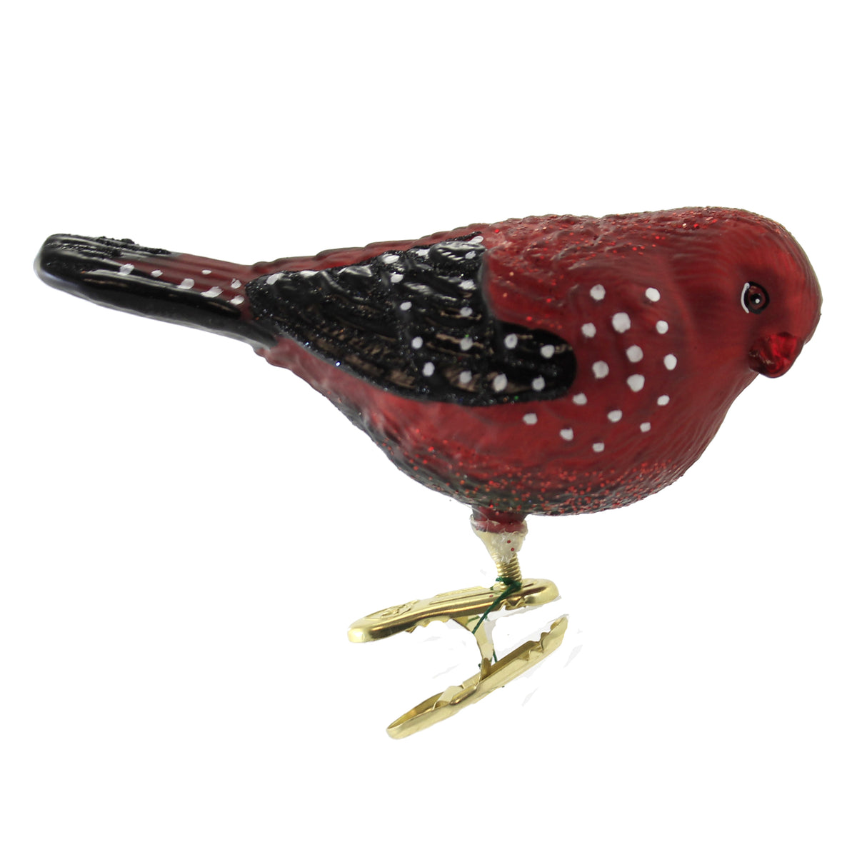 (51416) Strawberry Finch Clip-On