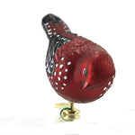 Old World Christmas Strawberry Finch Clip-On - - SBKGifts.com