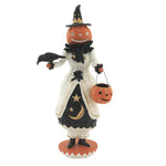 Dee Foust-Harvey Cora's Crow Polyresin Halloween Pumpkin Moon 81068 (51417)