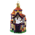 Old World Christmas Haunted House. - One Ornament 5 Inch, Glass - Halloween Mansion 26038 (51421)
