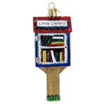 Old World Christmas Little Library Glass Recent Trend Advid Readers 36294 (51426)