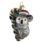 Old World Christmas Christmas Koala Glass Candy Cane 12590 (51432)