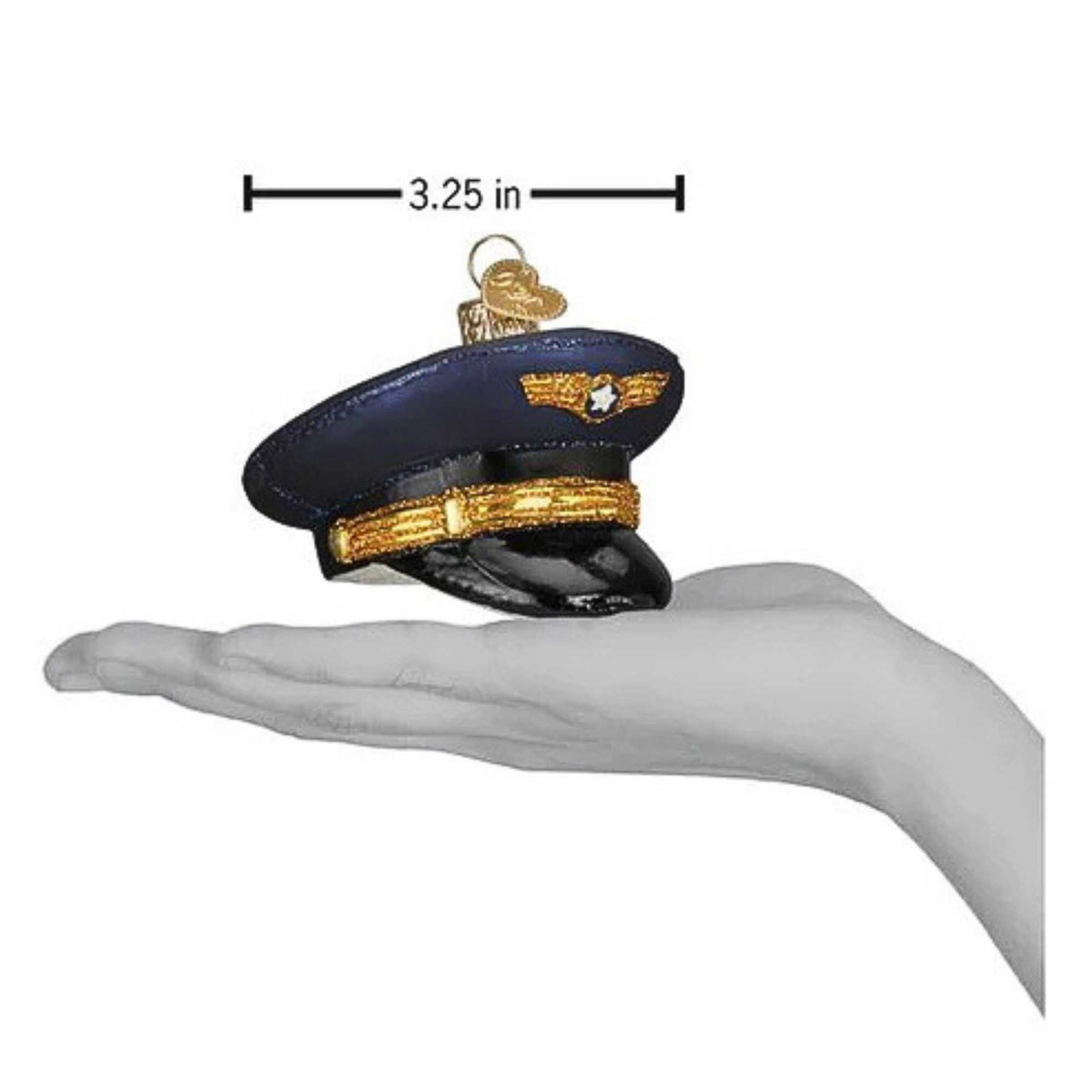 Old World Christmas Pilot's Cap - - SBKGifts.com