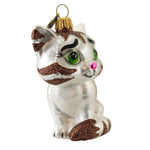 Blu Bom Brown Striped Cat Ornament - - SBKGifts.com
