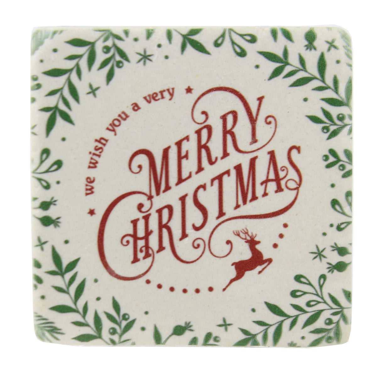 Tabletop Holiday Text Coaster Set - - SBKGifts.com