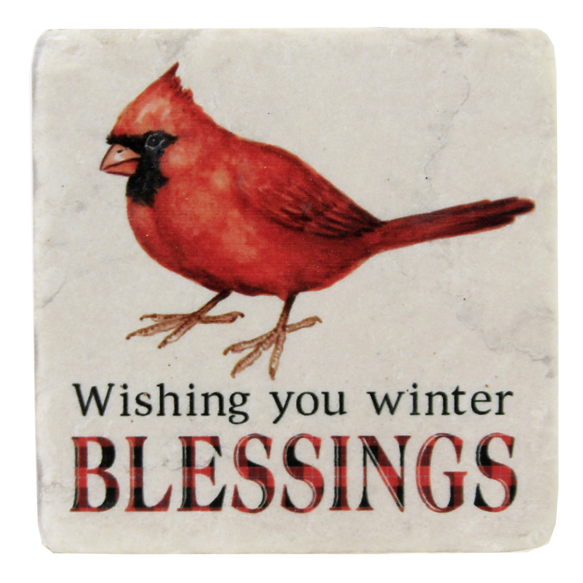 Tabletop Cardinal Text Coaster Set - - SBKGifts.com