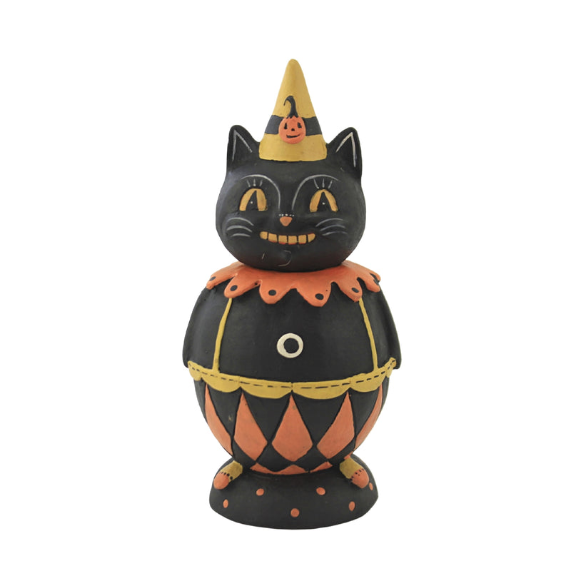 Jester Jack Spooks Jar - One Figurine 7 Inch, Polyresin - Black Cat Johanna Parker Jp9237 (51512)