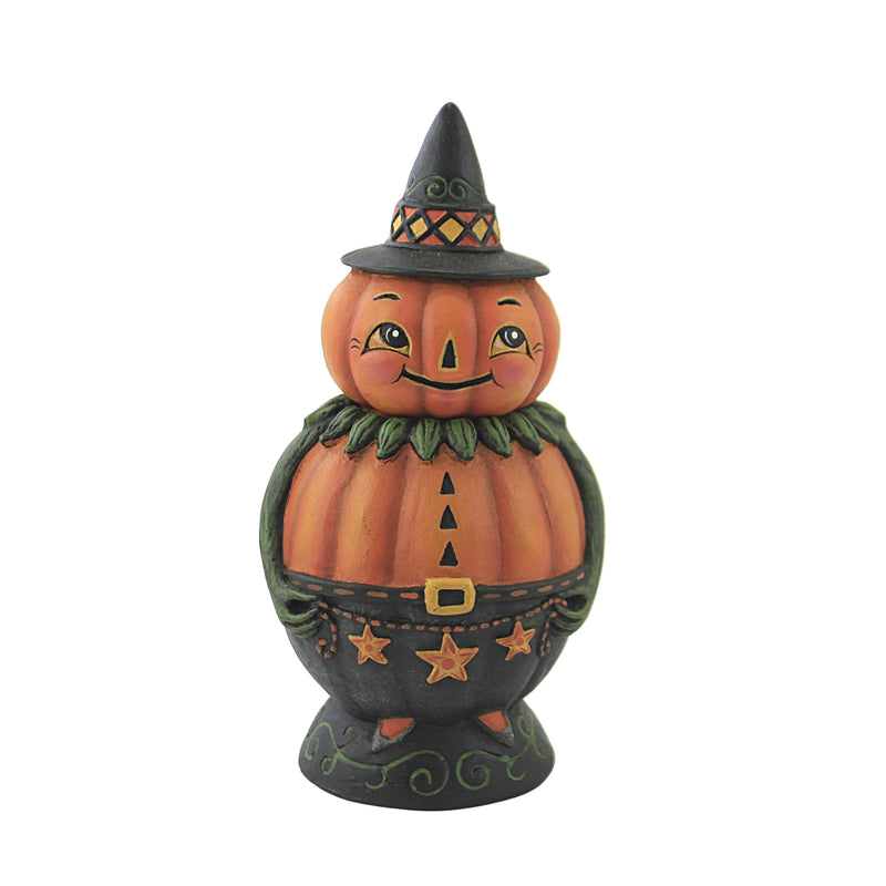 Halloween Pumpkin Pete Spooks Jar Polyresin Johanna Parker Jp0382 (51518)