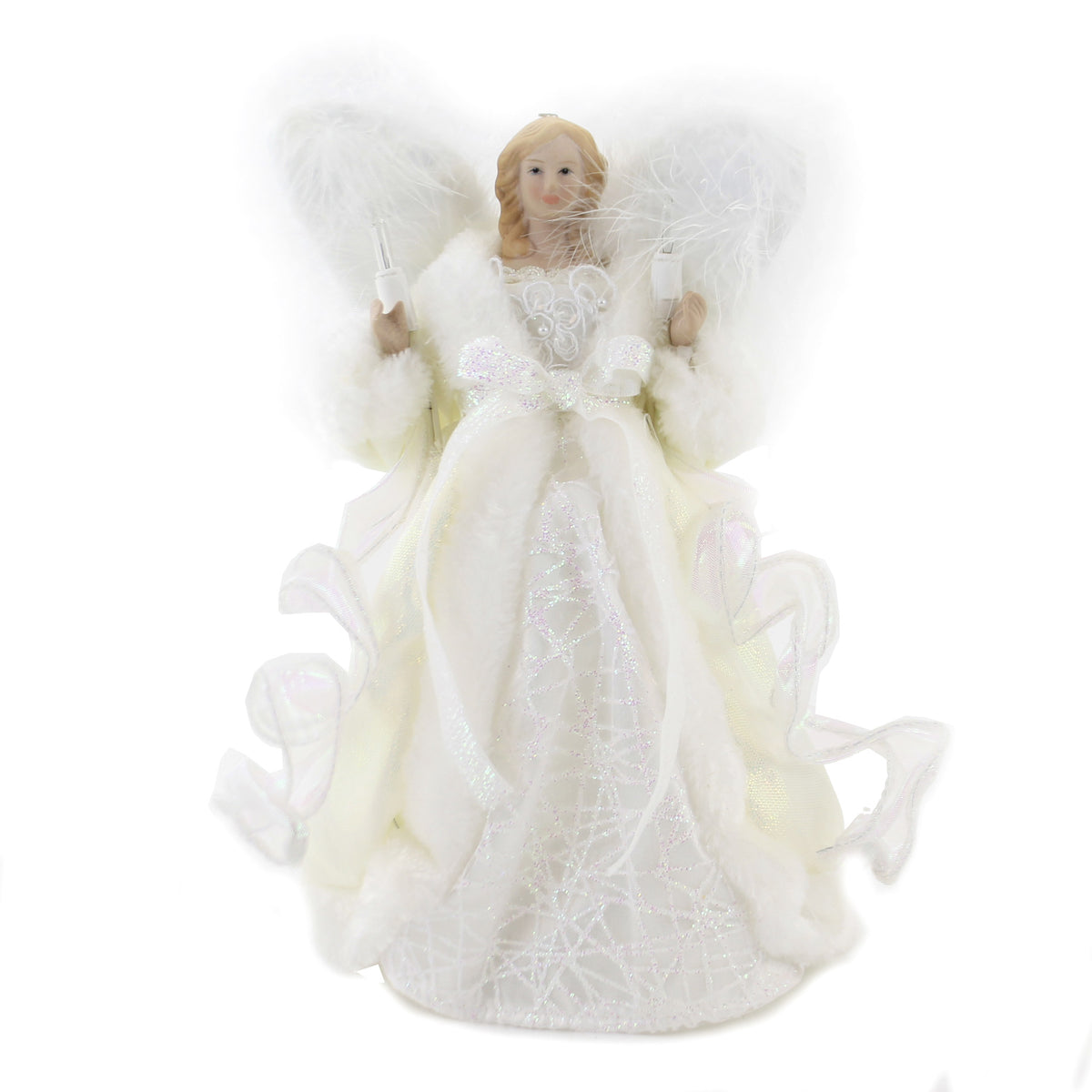 (51541) Angel Tree Topper White