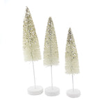 Christmas Platinum Bottle Brush Trees - - SBKGifts.com