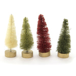 Christmas Mini Bottle Brush Trees S/10 - - SBKGifts.com