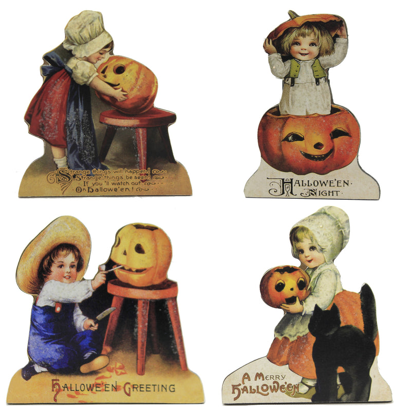 Halloween Little Halloween Children Mdf Pumpkin Carving Black Cat Rl6836