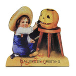 Halloween Little Halloween Children Mdf Pumpkin Carving Black Cat Rl6836