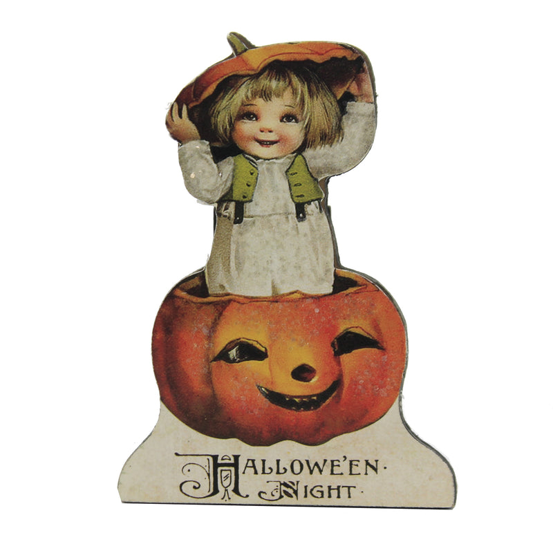 Halloween Little Halloween Children Mdf Pumpkin Carving Black Cat Rl6836