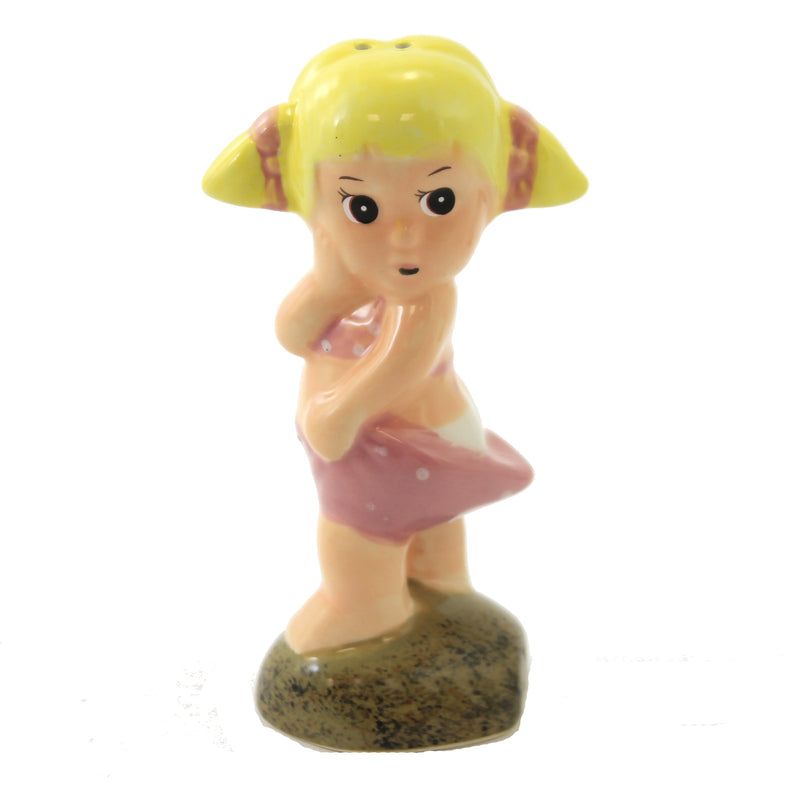 Tabletop Little Girl W/Dog Salt & Pepper - - SBKGifts.com