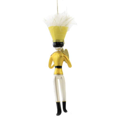 De Carlini Yellow Soldier With Cymbals - - SBKGifts.com