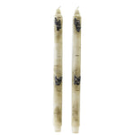 Home Decor Birch Tree Taper Candles Wax Flame Set Of Two Ne0395