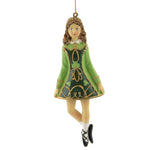 Holiday Ornament Irish Dancer Ornament Polyresin Ballet Shoe Shamrock Orn70983 (51683)