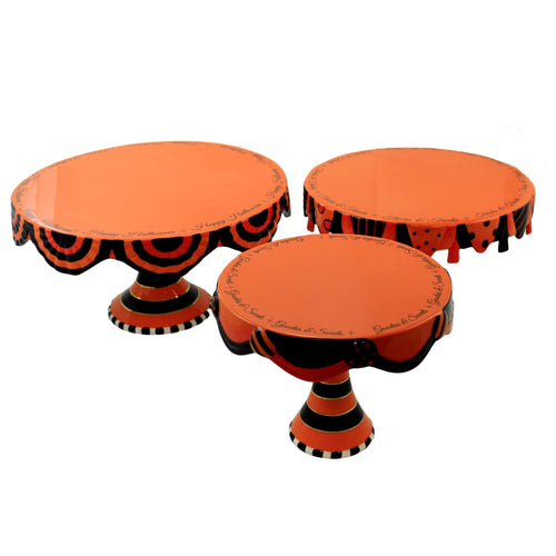 Tabletop Halloween Stacking Cake Plates - - SBKGifts.com