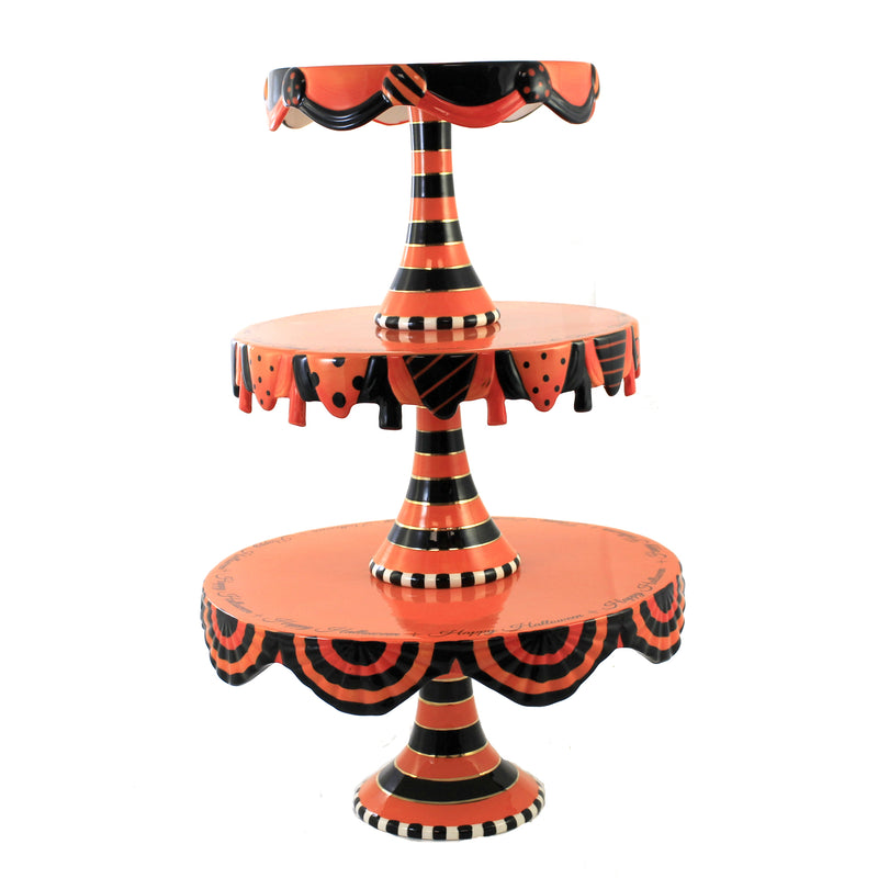 Tabletop Halloween Stacking Cake Plates Plater Display Food Kitchen Cs0079 (51836)