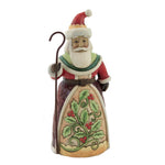 Jim Shore Santa With Holly Pint Polyresin Claus Christmas 6009003 (51848)